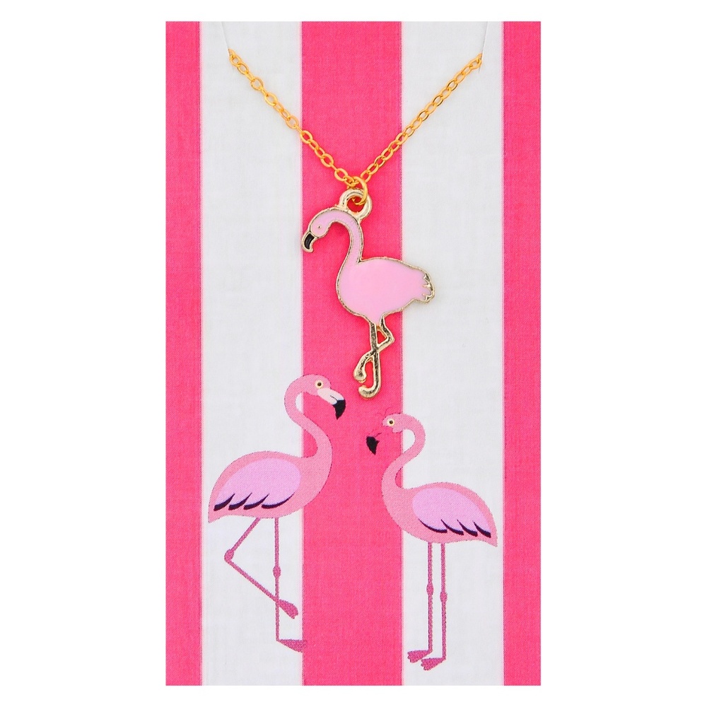 Light Pink Flamingo Necklaces